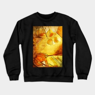 Cheese and bright physalis Crewneck Sweatshirt